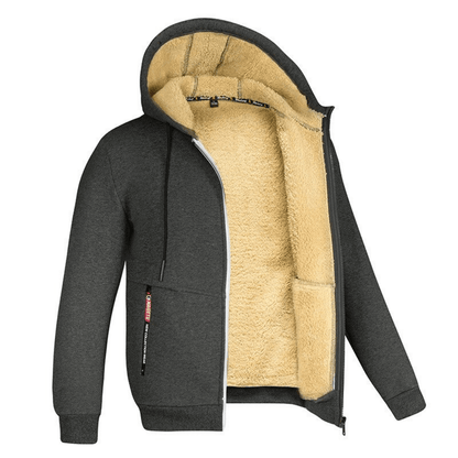Théo | Bluza męska z kapturem ocieplana