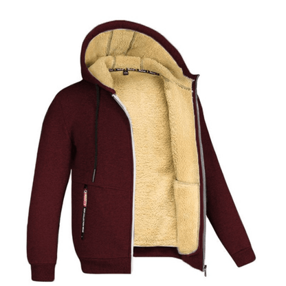 Théo | Bluza męska z kapturem ocieplana