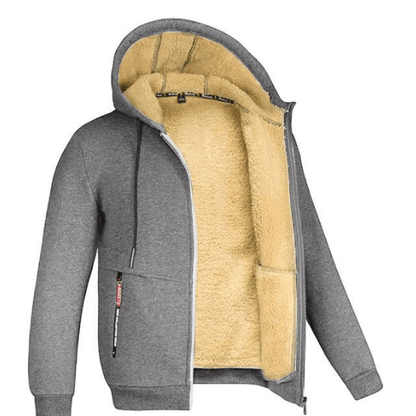 Théo | Bluza męska z kapturem ocieplana
