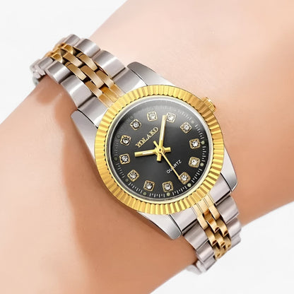 Franciszka - Elegancki złoty zegarek – stylowy i praktyczny must-have