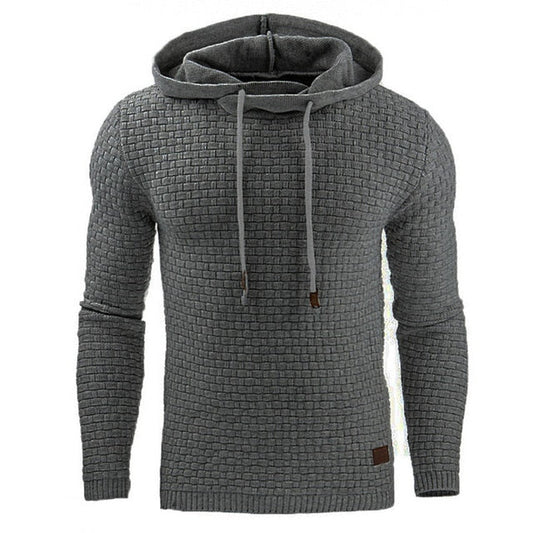 Bluza męska z kapturem 3D – dzianinowa i ciepła