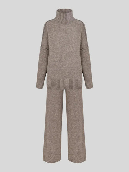 Lidia | Klasyczny jednokolorowy zestaw damski