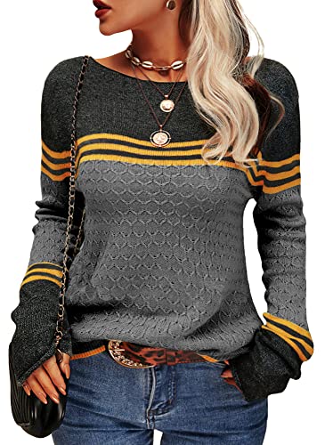 Agnieszka | Sweter damski w paski