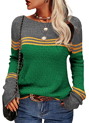 Agnieszka | Sweter damski w paski