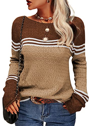 Agnieszka | Sweter damski w paski