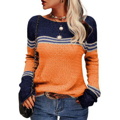 Agnieszka | Sweter damski w paski
