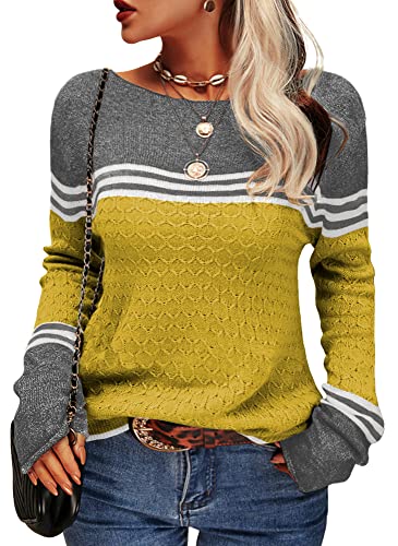 Agnieszka | Sweter damski w paski